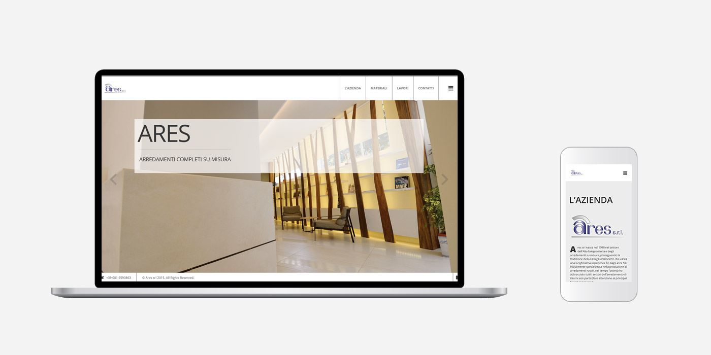 Ares Arredamenti S.r.l. - Web design e stampa