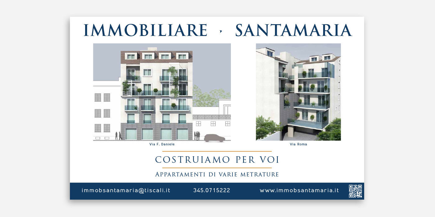 Immobiliare Santamaria - Web design e stampa
